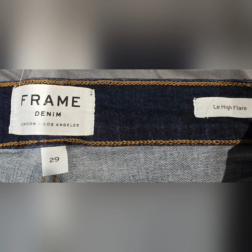 FRAME Le High Flare Jeans Size 29 - Picture 6 of 7